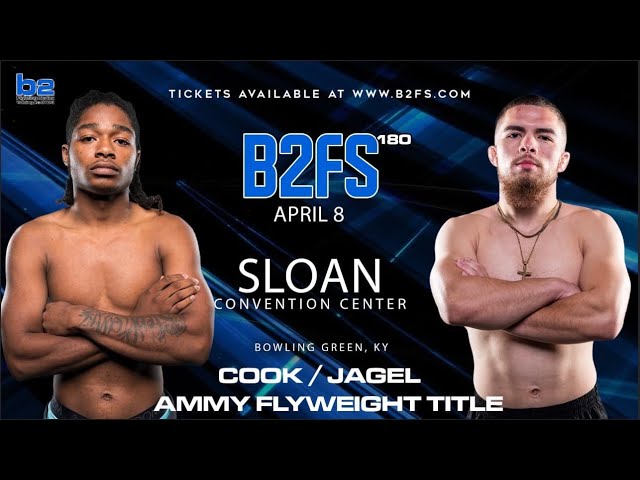 B2 Fighting Series 180 | Anthony Jagel vs Atorion Cook 125 Ammy Title