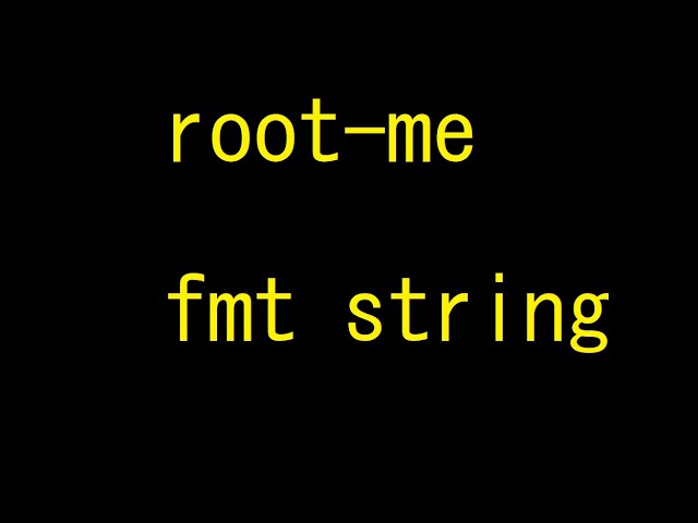 [novitoll]: root-me: Формат строки (%x, %n)