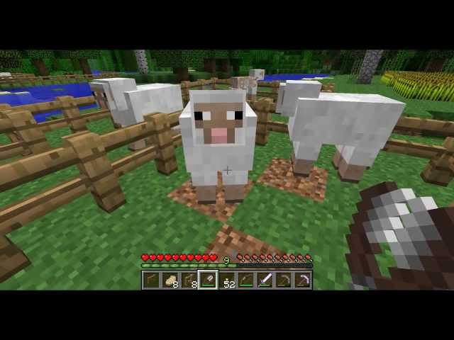 Minecraft: How to Make Shears and Shear Sheep