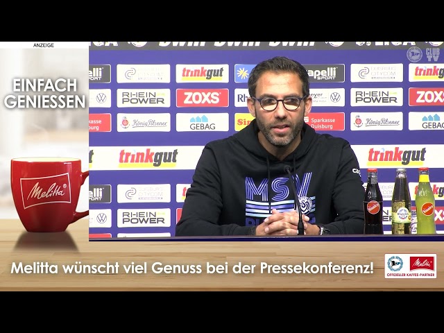 #12 MSV Duisburg: Die Pressekonferenz nach dem Spiel
