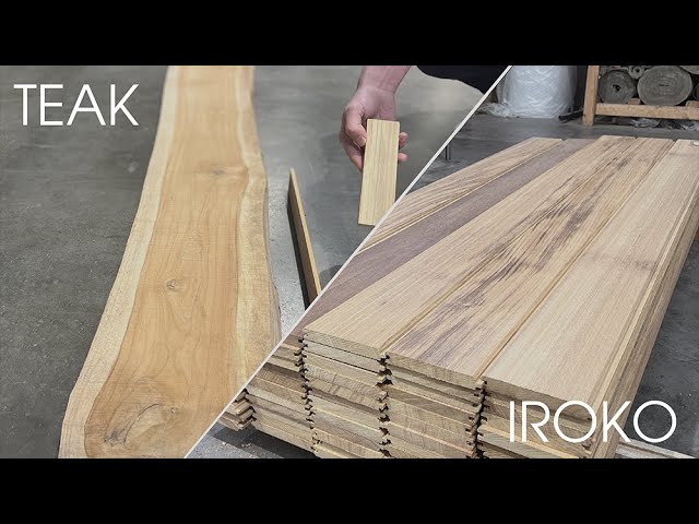 What's the difference between Teak and Iroko?