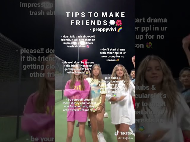 tips to make new friends! 💭🌺 #preppy #shorts #notme #fyp #viral #tips