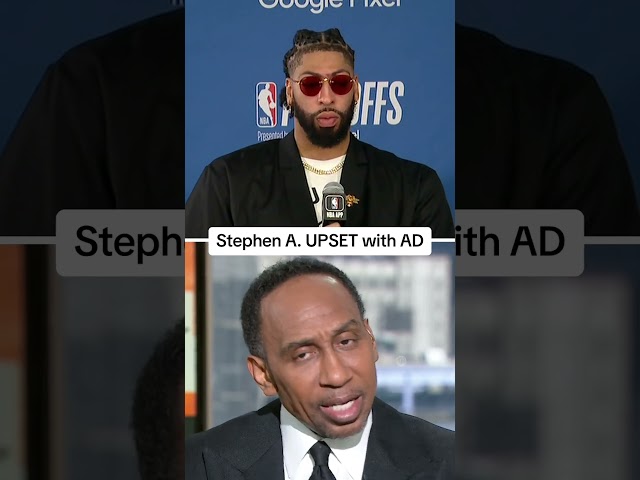 Stephen A. is UPSET at Anthony Davis' comments 🗣️ #shorts