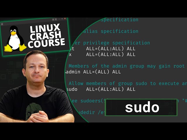 Linux Crash Course - sudo