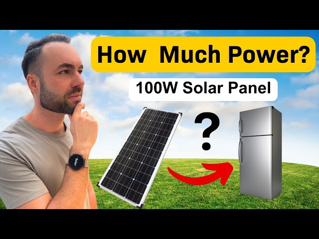 How Much Power Does A 100W Solar Panel Produce?