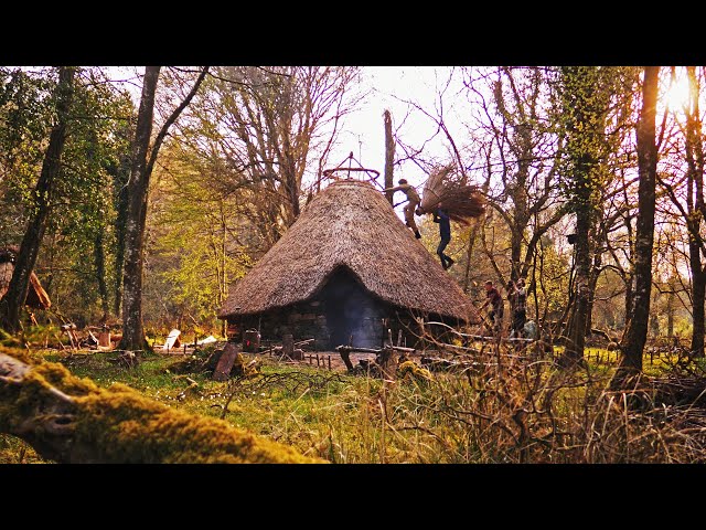 Bushcraft Build: Medieval House ready for 60 day Wilderness Living! (Ep. 22)