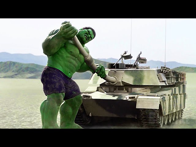 Hulk smashing tanks, helicopters (and all kind of VERY big things) for 10 minutes straight 🌀 4K