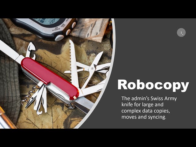 RoboCopy: Your Data Copying Ally for IT Admins