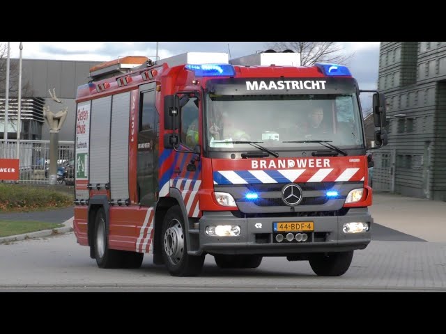 [Alarm] P1 Brandweer Maastricht-Noord, TS 24-3031 + AL 24-3451, naar HV weg Marconistraat Maastricht