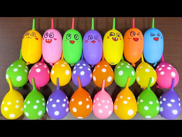 Making CRUNCHY SLIME With FUNNY BALLOONS!! Satisfying Slime Video Series #3