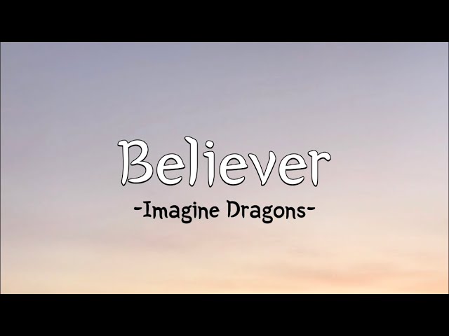 Imagine Dragons - Believer 30분 ( 30 minutes )(한글 자막 / 가사 / 해석)