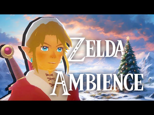 Zelda | Exploring Hyrule In Winter ❄️ Ambience [10 Hours]