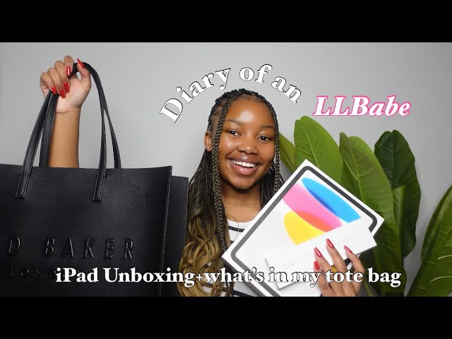 DIARY OF AN LLBabe EP:1 | IPad unboxing+what’s in my uni tote bag