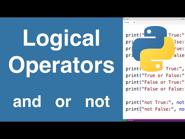 Logical Operators | Python Tutorial