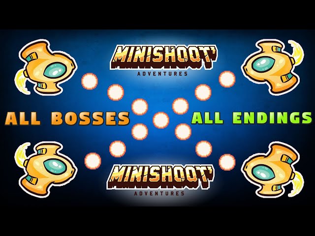Minishoot' Adventures: All Bosses & All Endings [HARD] (No Commentary)