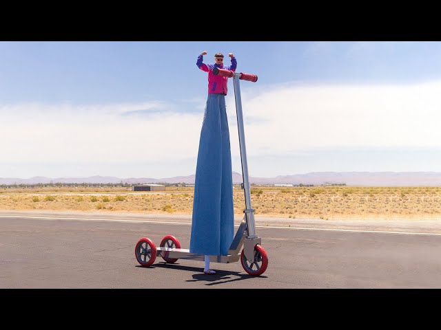 Oliver Tree Crashes The World’s Biggest Scooter