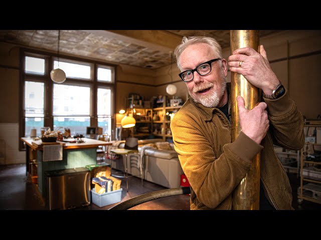 Adam Savage Tours the Ghostbusters Firehouse Upstairs Set!