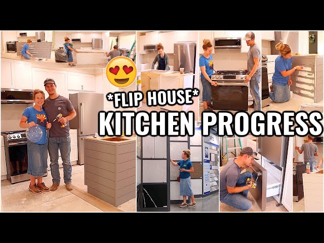RENOVATION HOUSE *KITCHEN* PROGRESS!!🏠 HOUSE TO HOME Little Brick House Episode 10