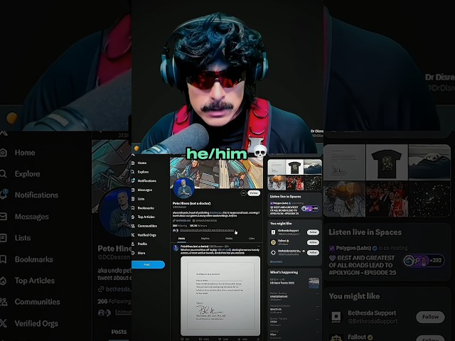 Pronouns in a video game 💀 #drdisrespect