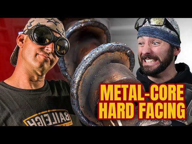 Hardfacing With Metal Core - Reinforcing An Auger With MIG Welding