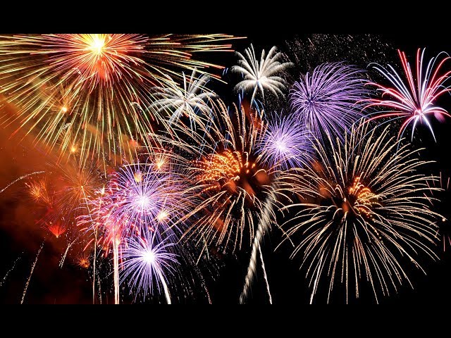 [10 Hours] Fireworks NORMAL SPEED - Video & Audio [1080HD] SlowTV