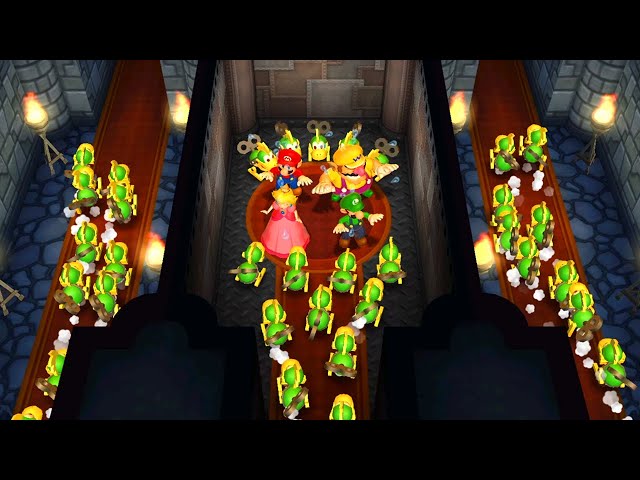 Mario Party 9 - Minigames - Mario vs Luigi vs Wario vs Peach (Master Diffiuclty)
