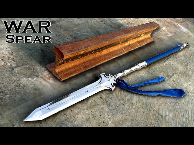 Hand Forging RAILWAY Track into a Legendary WarCraft SPEAR
