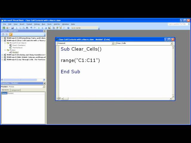 Excel Macro VBA Tip 12 - Clear Data & Cell Contents with an Excel Macro