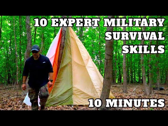 10 Expert Military Wilderness Bushcraft & Survival Skills in 10 Minutes! Vol. 4