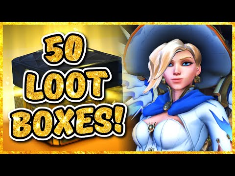 Overwatch - OPENING 50 ANNIVERSARY REMIX LOOT BOXES