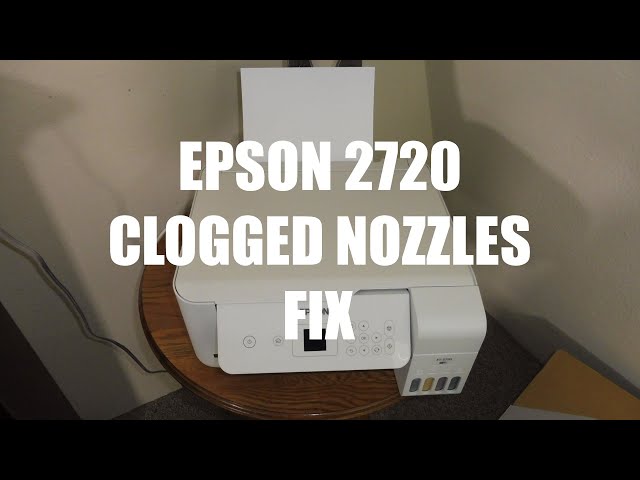 Epson 2720 Printer Clogged Nozzles FIX