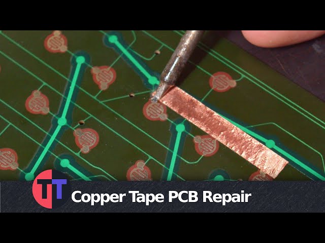 Copper Tape PCB Repair - Micro Tangent