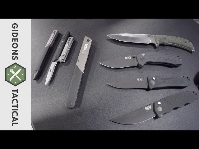 Shot Show 2017: SOG USA Made Knives + Q Multitools