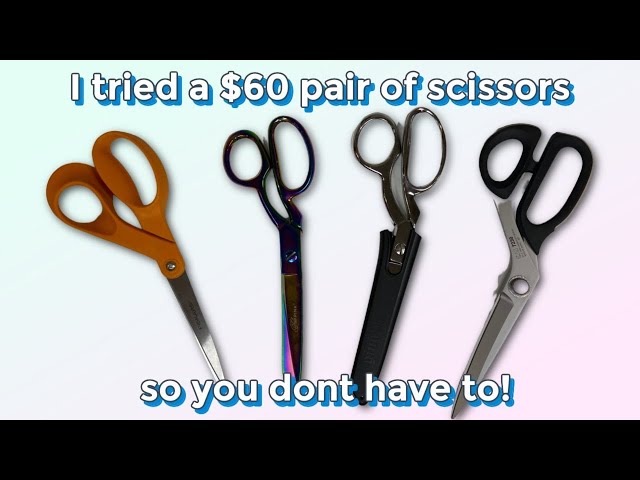 Let's chat about FABRIC SCISSORS! Is there a difference between an $8 pair and a $60 pair?