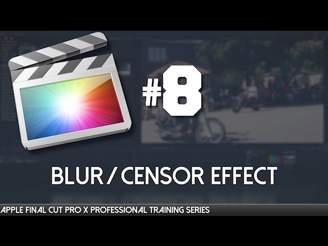 Blur/Censor Faces and Logos in FCPX - Final Cut Pro X Professional Training  08 by AV-Ultra