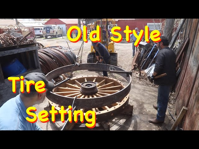 Setting Borax Tires in Traditional Style | Engels Coach Shop