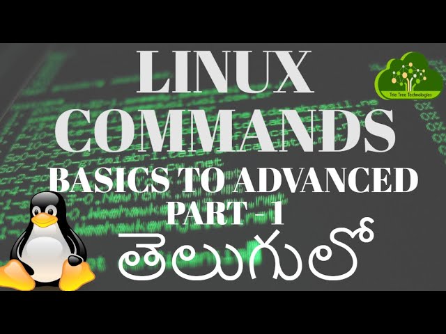 #Linux  commands in Telugu - 01