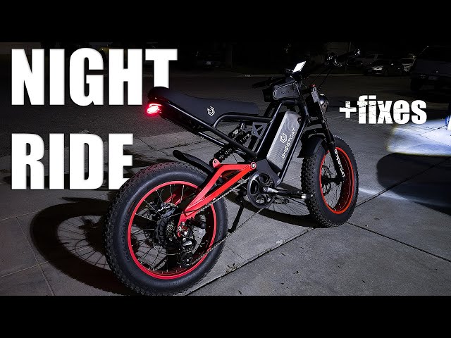 GhostCat F2.2 - Night Ride + Upcoming Bike Changes