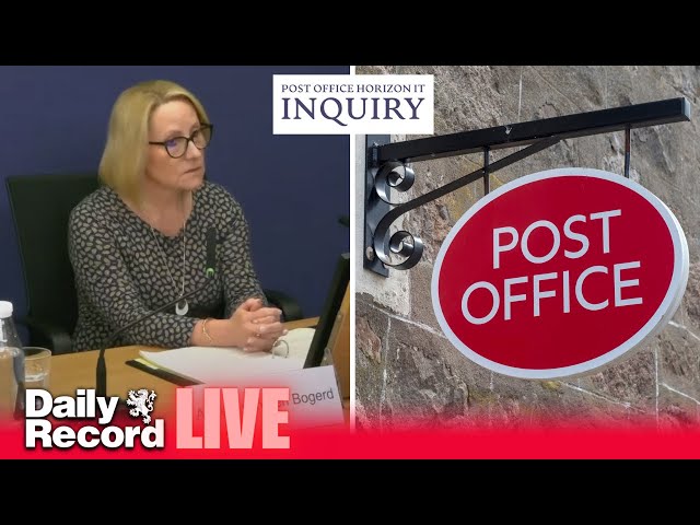 Live: Post Office Horizon Inquiry questions Angela van den Bogerd