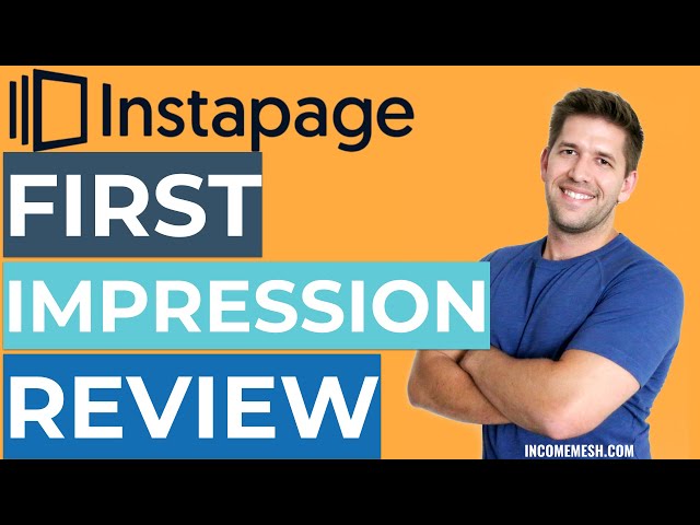 Instapage First Impressions and Review (BEWARE)