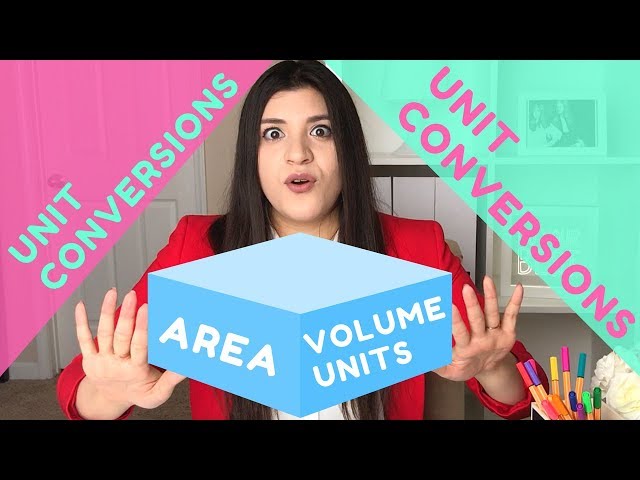 Unit Conversions with Area and Volume Units | How to Pass Chemistry