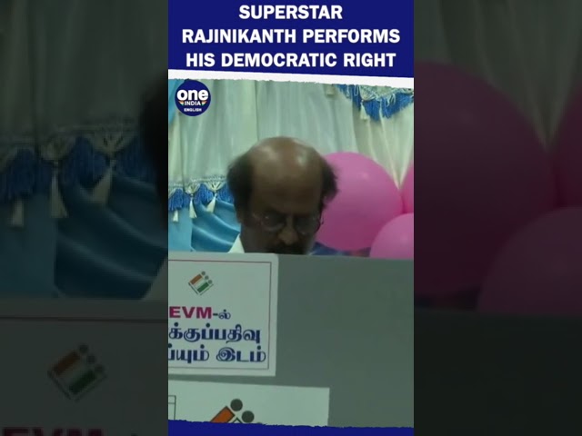 Lok Sabha Elections 2024: Actor Rajinikanth Casts his Vote in Chennai, Tamil Nadu | Oneindia News