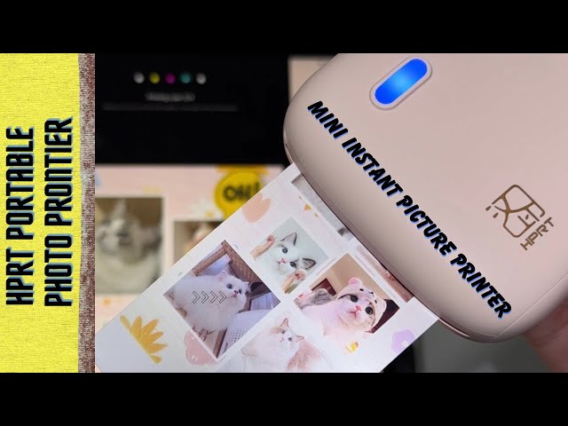 HPRT Mini Photo Printer for iPhone, Smartphone, Portable Instant Picture Printer with Bluetooth