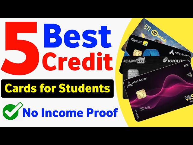 Best Credit Cards for Students Without Income Proof 2022 | Top Credit Cards for Students