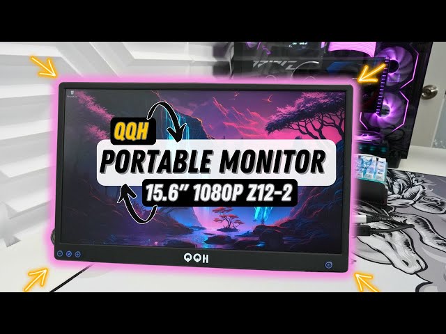 The Best Budget 1080P Portable Monitor ? QQH Z12-2 15.6" Review