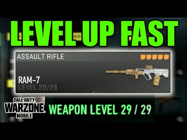 Best Way To Level Up Your Guns in WARZONE Mobile
