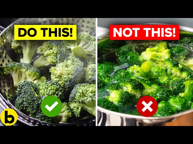 12 Ways You're Cooking Your Vegetables Wrong Which Reduce Their Health Benefits