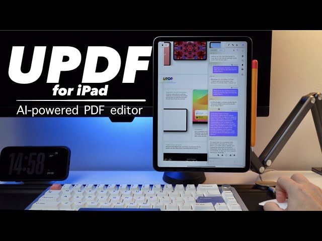 UPDF AI-powered PDF editor app for iPad