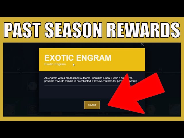 Claim Previous Season Pass Rewards Destiny 2 - How To Find Old Rewards From Past Seasons