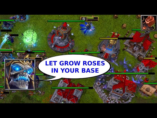 Warcraft 3 - ranked - LET GROW ROSES IN YOUR BASE ! LVL 6 LICH
